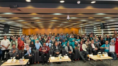 Peluncuran buku berlangsung di Gedung Pusat Edukasi Antikorupsi (ACLC) Komisi Pemberantasan Korupsi (KPK), Kamis (23/4/2026), dengan melibatkan ribuan peserta dari berbagai daerah.