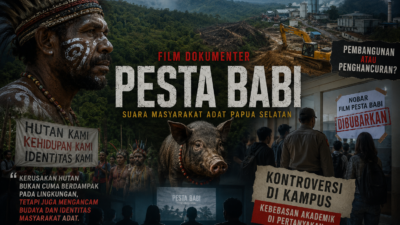 Viral! Film Pesta Babi Tuai Kontroversi Usai Nobar Kampus Dibubarkan