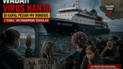 Mencekam! Wabah Virus Hanta Hantam Kapal Pesiar MV Hondius, 3 Tewas dan 149 Penumpang Terisolasi di Laut