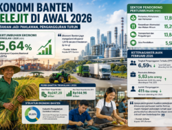 Ekonomi Banten Tancap Gas 5,64% di Awal 2026, Pertanian Melejit dan Pengangguran Menyusut
