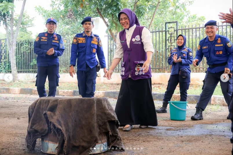 Tinawati Andra Soni Imbau Rumah Tangga Sediakan APAR untuk Antisipasi Kebakaran