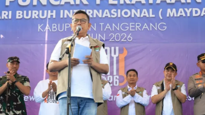 May Day 2026 Banten: Andra Soni Dorong Hubungan Industrial Harmonis dan Investasi Naik