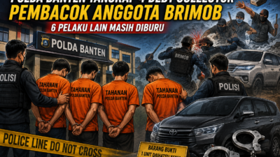 Polda Banten Tangkap 4 Pelaku, Enam Orang Masih Dalam Pengejaran Polisi