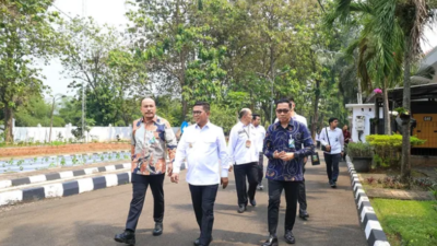 Resmi Sambut Kepala Baru, Andra Soni Tegaskan Komitmen Maksimalkan Perlindungan Pekerja