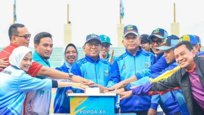 Popda XII dan Peparpeda IX Banten 2026 Resmi Dibuka, Andra Soni Targetkan Atlet Menuju PON 2032