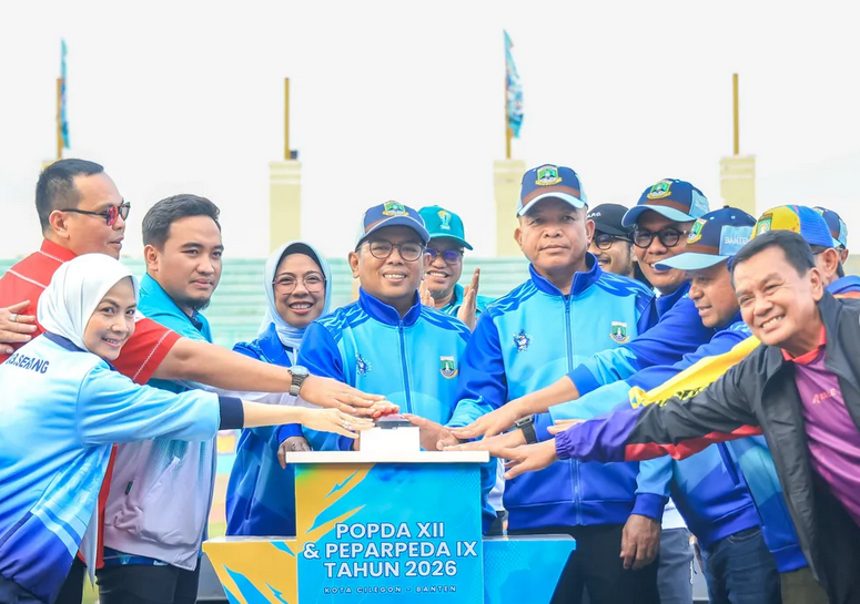 Popda XII dan Peparpeda IX Banten 2026 Resmi Dibuka, Andra Soni Targetkan Atlet Menuju PON 2032