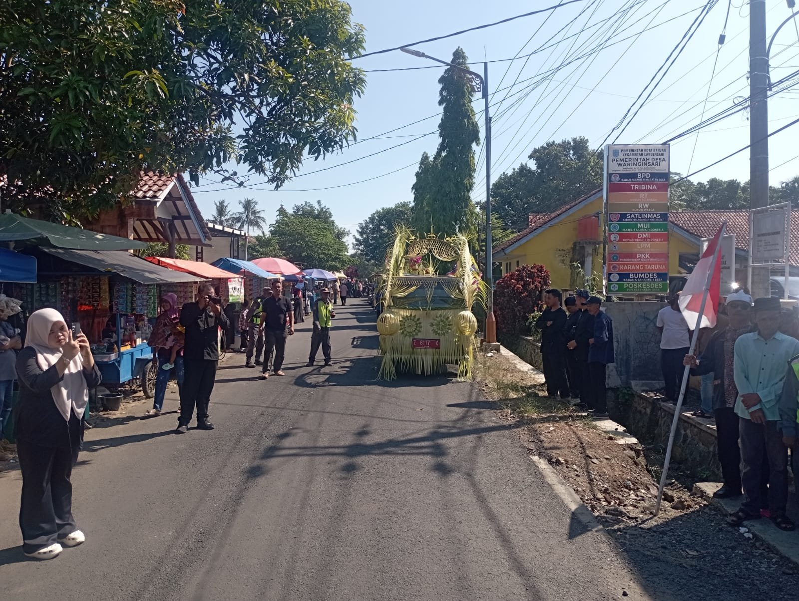 Karnaval Sedekah Bumi dalam rangka HUT ke-48 Desa Waringinsari Kota Banjar, Kamis (2/7/2026). Foto: Istimewa